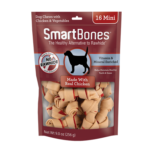 SmartBones Rawhide-Free Chicken Dog Treats