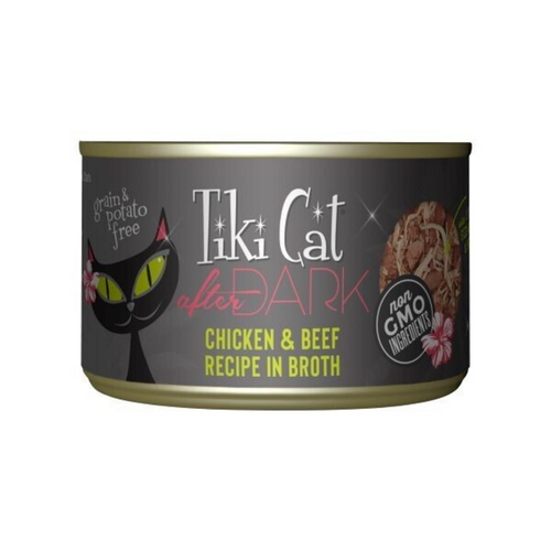 Tiki Cat After Dark Grain Free Chicken and Beef Canned Cat Food