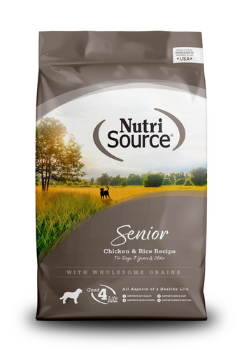 NutriSource Senior Chicken & Rice Dry Dog Food