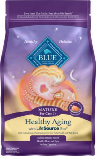 Blue Buffalo Tastefuls Adult Cat 7+ Chicken & Brown Rice Recipe Dry Food