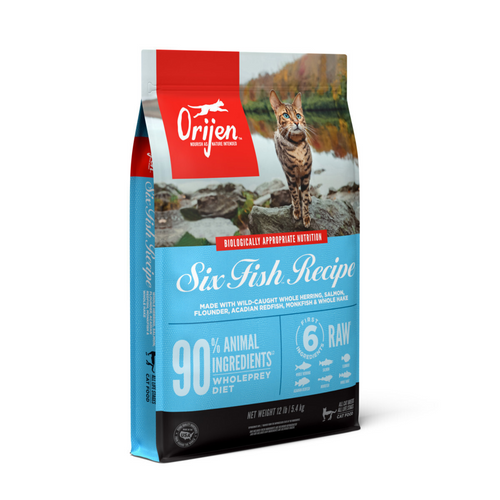 ORIJEN Grain Free Six Fish Dry Cat Food