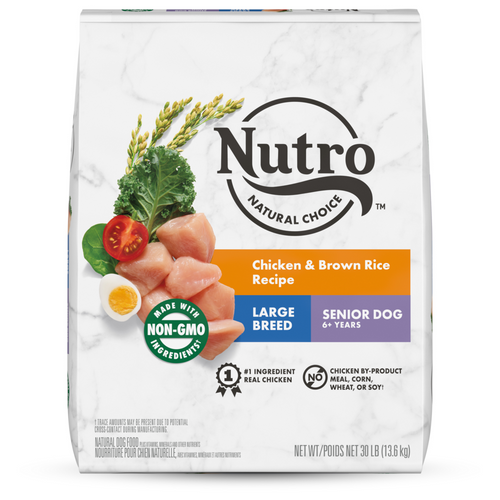 Nutro Wholesome Essentials Large Breed Senior Farm-Raised Chicken, Brown Rice & Sweet Potato Dry Dog Food