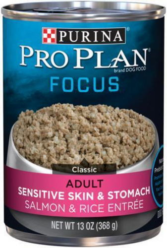 Purina Pro Plan Sensitive Skin & Stomach Salmon and Rice Pate Wet Dog Food