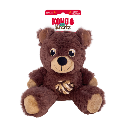 Kong Knots Teddy Assorted Dog Toy