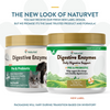 NaturVet Digestive Enzymes Powder with Prebiotics and Probiotics for Dogs and Cats