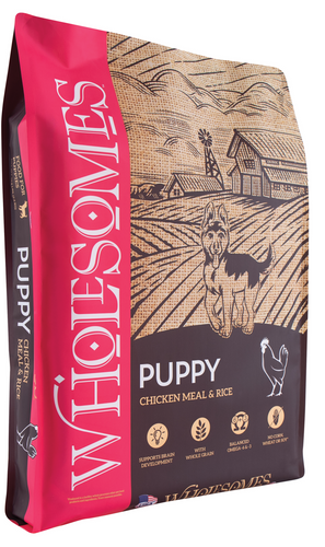 Wholesomes Puppy Chicken Meal & Rice Dry Dog Food