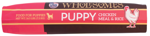 Wholesomes Puppy Chicken Meal & Rice Dry Dog Food