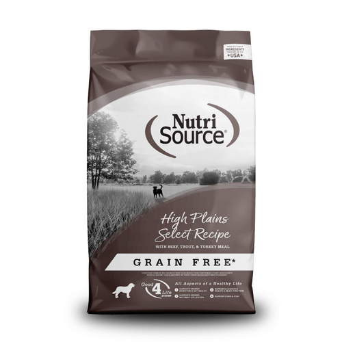 NutriSource Grain Free High Plains Dry Dog Food