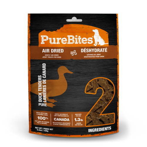 PureBites Duck Jerky Freeze Dried Raw Dog Treats