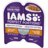 Iams Perfect Portions Healthy Kitten Chicken Pate Wet Cat Food Tray