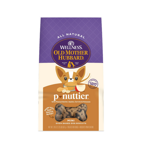 Old Mother Hubbard Crunchy Classic Natural P-Nuttier Mini Biscuits Dog Treats