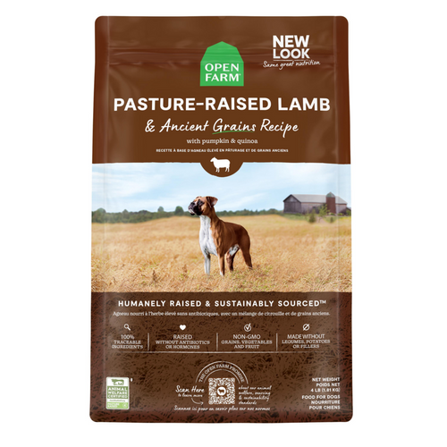 Open Farm Pasture Raised Lamb and Ancient Grains Dry Dog Food