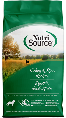 NutriSource Turkey & Rice Recipe Dry Dog Food