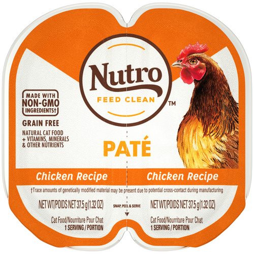 Nutro Perfect Portions Grain-Free Chicken Recipe Cat Food Trays