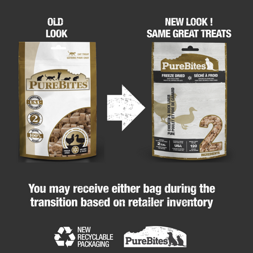 PureBites Freeze Dried Chicken & Duck Liver Cat Treats