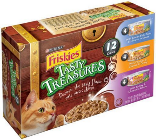 Purina Friskies Tasty Treasures Variety Pack Wet Cat Food