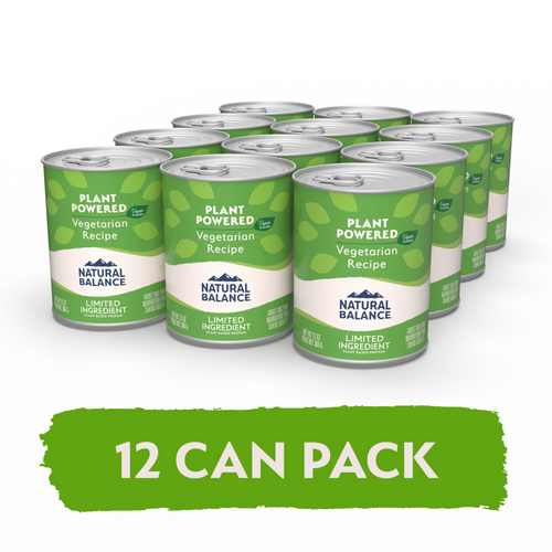Natural Balance Limited Ingredient Wet Dog Food, Vegetarian Recipe