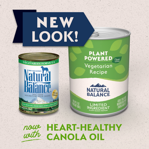 Natural Balance Limited Ingredient Wet Dog Food, Vegetarian Recipe