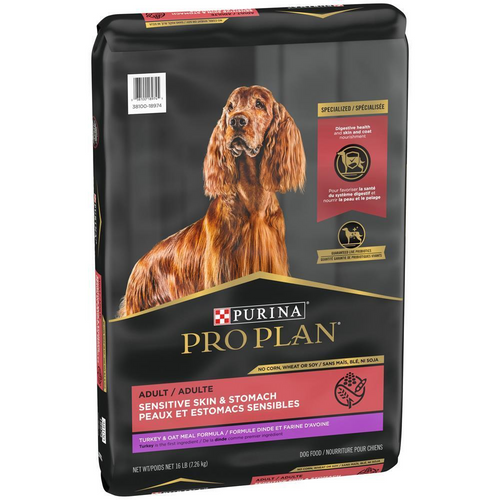 ProPlan Sensitive Skin & Stomach Turkey and Oatmeal Dry Dog Food