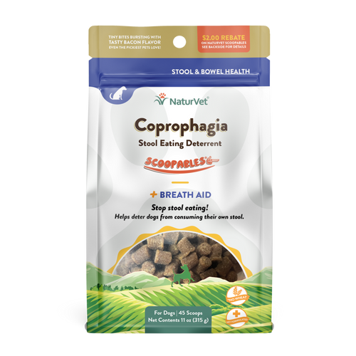 NaturVet Scoopables Coprophagia Stool Eating Deterrent for Dogs