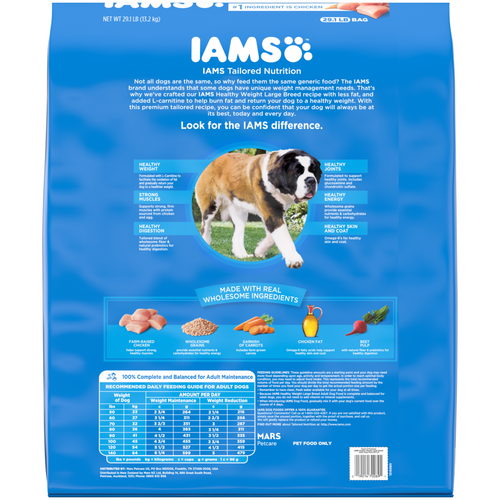 Iams ProActive Health Adult Weight Control Large Breed Dry Dog Food