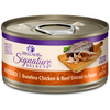 Wellness CORE Signature Selects Grain Free Canned Cat Food, Shredded Chicken & Beef Entree in Sauce