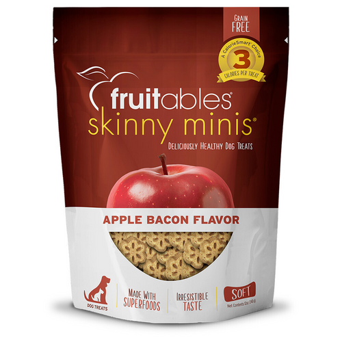 Fruitables Chewy Skinny Minis Apple Bacon Dog Treats