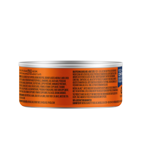 Natural Balance Limited Ingredient Reserve Wet Cat Food, Duck & Green Pea Pate Recipe