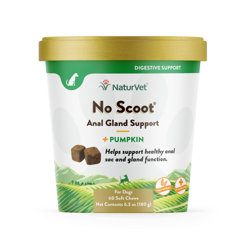 NaturVet No Scoot plus Pumpkin Functional Soft Chews for Dogs