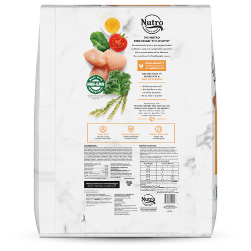 Nutro Wholesome Essentials Small Bites Chicken, Whole Brown Rice and Sweet Potato Dry Dog Food