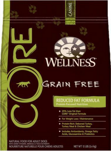 Wellness CORE Natural Grain Free Reduced Fat Weight Management Turkey & Chicken Recipe Dry Dog Food