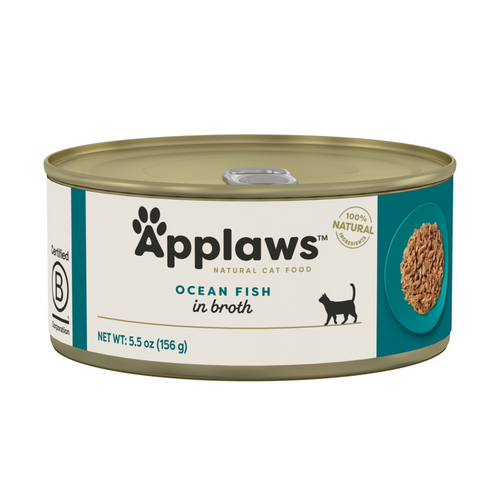 Applaws Natural Ocean Fish in Broth Can Cat Food