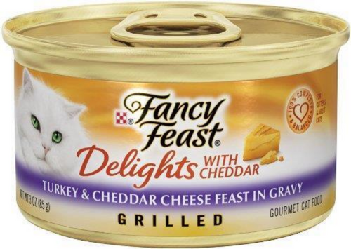 Fancy Feast Delights Turkey and Cheddar Wet Cat Food