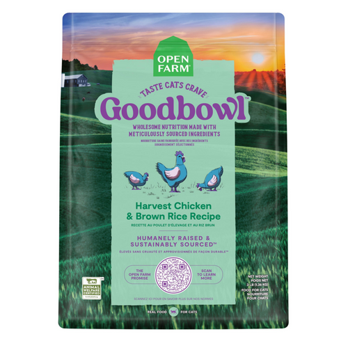 Open Farm GoodBowl Harvest Chicken and Brown Rice Dry Cat Food