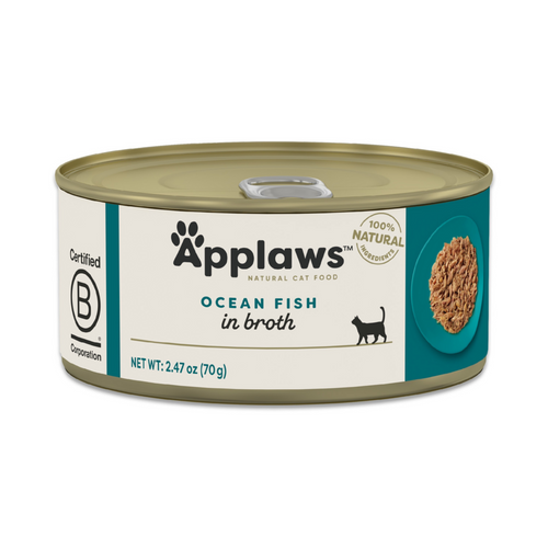 Applaws Natural Ocean Fish in Broth Can Cat Food