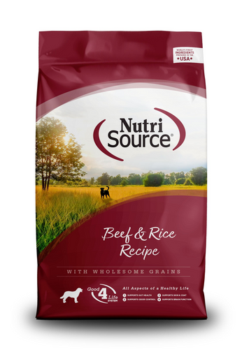 NutriSource Beef & Brown Rice Recipe Dry Dog Food