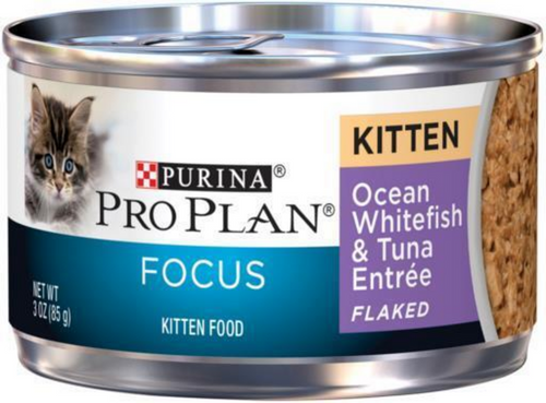 ProPlan Flaked Ocean Whitefish and Tuna Wet Kitten Food