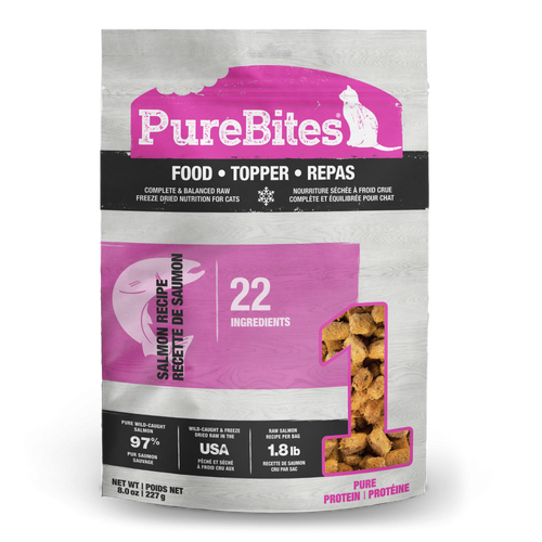 PureBites Salmon Recipe Cat Food/Topper