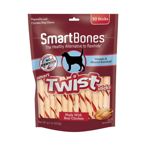 SmartBones Twists Chicken Dog Treat