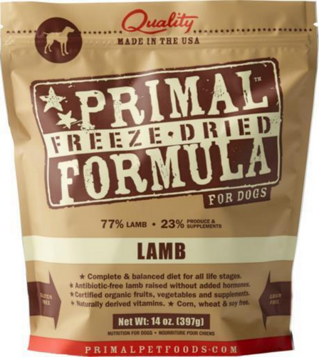 Primal Freeze Dried Nuggets Grain Free Lamb Formula Dog Food