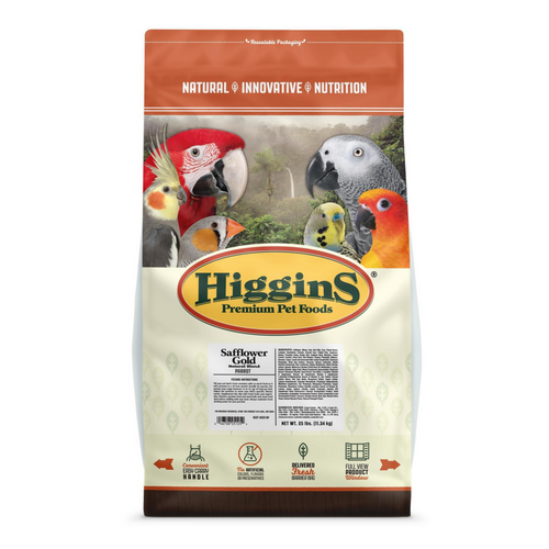 Higgins Safflower Gold Parrot Food