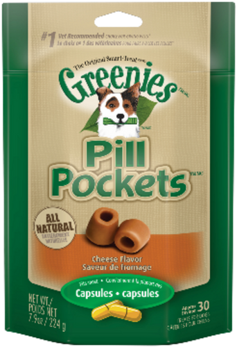 Greenies Pill Pockets Canine Cheese Flavor Dog Treats