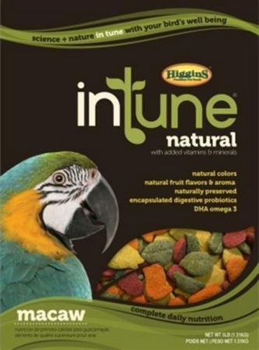 Higgins inTune Macaw Food