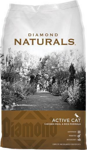 Diamond Naturals Active Cat Chicken Meal & Rice Formula Dry Cat Food