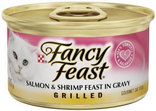 Fancy Feast Grilled Salmon Shrimp and Gravy Wet Cat Food