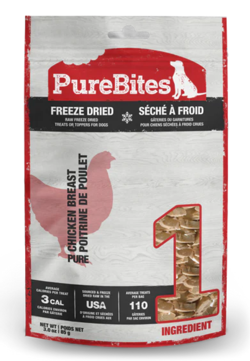 PureBites Freeze Dried Chicken Breast Dog Treats