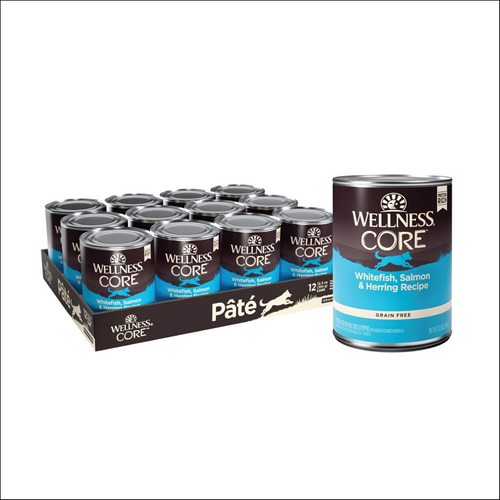 Wellness CORE Grain Free Natural Whitefish, Salmon and Herring Recipe Wet Canned Dog Food