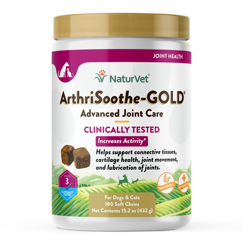 NaturVet ArthriSoothe Gold Soft Chews for Dogs and Cats