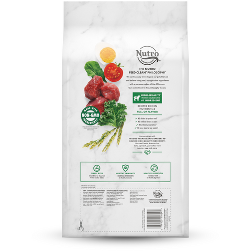 Nutro Wholesome Essentials Small Bites Adult Pasture-Fed Lamb & Rice Dry Dog Food