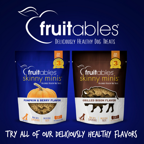 Fruitables Skinny Mini Pumpkin & Blueberry Dog Treats